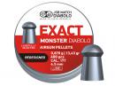 Пули JSB Exact Monster Redesigned Diabolo 4,5 мм, 0,87 грамм, 400 штук