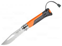 Нож opinel Outdoor n8 оранжевый артикул 001577