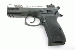 Пистолет пневматический ASG CZ-75D Compact Dual Tone (металл) 16200