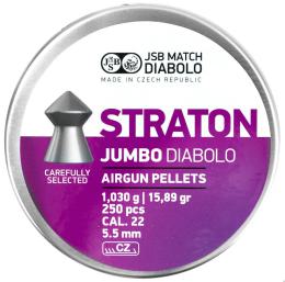 Пули JSB Straton Jumbo Diabolo 5,5 мм, 1,03 грамм, 250 штук