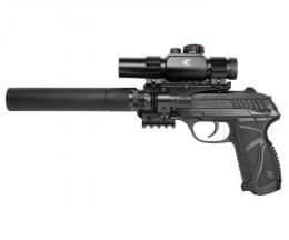 Пистолет пневматический Gamo PT-85 Tactical Blowback pellet пулевой 4,5 мм