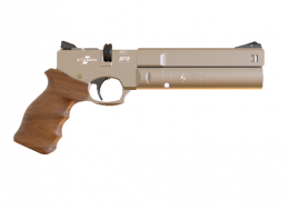 Пистолет пневматический Ataman АР16 Silver компакт дерево 4,5 мм