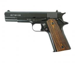 Охолощенный СХП пистолет CLT 1911-СО (Colt, Курс-С), кал. 10x24 дерево