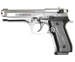 Охолощенный СХП пистолет Beretta B92-СО Хром (Курс-С), 10ТК