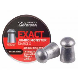 Пули JSB Exact Jumbo Monster Diabolo Redisigned 5,5 мм, 1,645 грамм, 200 штук