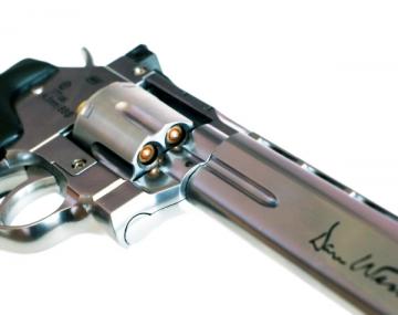 Револьвер пневматический ASG Dan Wesson 6" (серебристый) арт. 16559