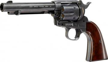 Револьвер пневматический Umarex Colt SAA .45-5,5 blue finish пулевой 4,5 мм