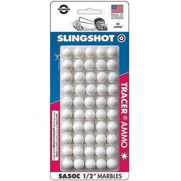Шарики для рогатки "Slinghot" SA50C керамика 12  мм (50шт)