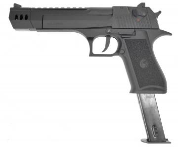 Охолощенный пистолет Курс-С Desert Eagle (250 мм, удлиненный ствол, Дезерт Игл, черный,10ТК)