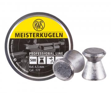 Пули RWS Meisterkugeln Pistol 4,5 мм, 0,45 грамм, 500 штук