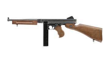 Пневматический пистолет-пулемет Томпсона Umarex Legends M1A1, кал 4,5 мм, арт 5.8390X авто огонь