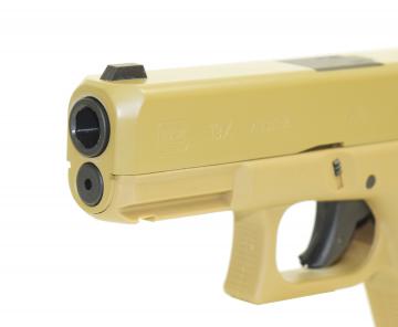 Пистолет пневматический Umarex Glock 19X TAN кал.4,5мм, арт 5.8367 (Blowback, пулевой)