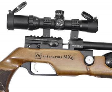 Пневматическая винтовка Aselkon MX 6 6.35 мм (3 Дж, карабин, колба, дерево)