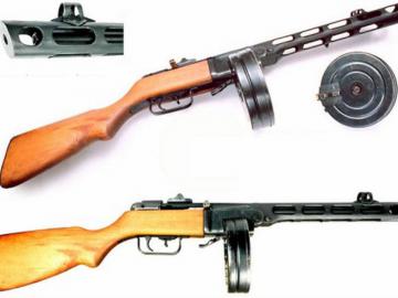 Макет М.Г. Пистолета-пулемета ППШ-41 (Шпагина)