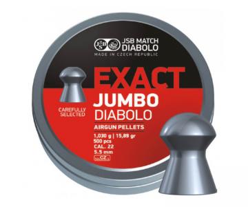 Пули JSB Exact Jumbo Diabolo 5,52 мм, 1,03 грамм, 500 штук