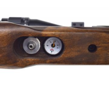 Пневматическая винтовка Jager SP Карабин с колбой 5,5 мм (прямоток, полигональный, ствол 550 мм)
