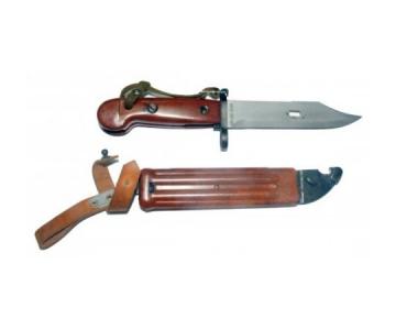 ММГ Штык-ножа АК ШНС-001-02(переходной между АКМ и АК74), рукоять и ножны бакелит, без пропила