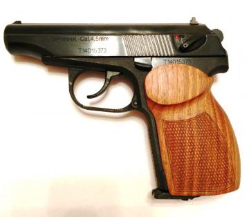 Пистолет пневматический Макарова МР-654К (дерево)