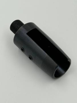 Втулка надульника стальная МР-53/МР-53М для установки модератора (резьба 12 шаг 1)