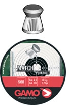 Пули пневматические GAMO Match, калибр 4,5  мм., (500 шт.)