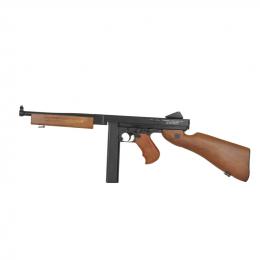 Пистолет-пулемет страйкбольный Thompson M1A1 Military/Full metall/King Arms (KA-AG-66)