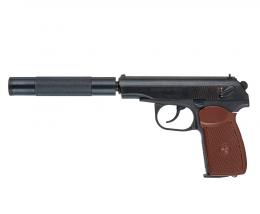 Пистолет пневматический Макарова МР-654К Доработанный (исполнение premium) с бородой