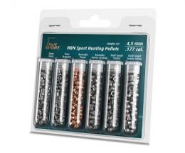 Пули H&N Hunting Sampler Set (набор) 4,5 мм, 215 штук