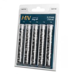 Пули H&N Slug Set Sampler 5,53 (.218) 1,36-1,94г 21-30 Grn 150шт.