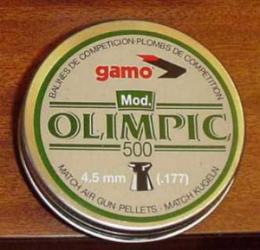Пули пневматические GAMO Olimpic, калибр 4,5  мм., (250 шт.)
