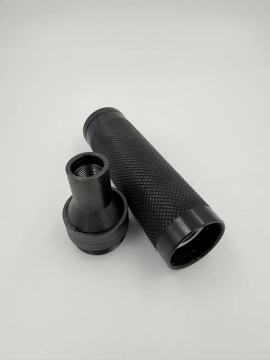 Надульник для МР-512 мини модератор шумо вибропоглощающий Т12 (дюраль, резьба 12 шаг 1)