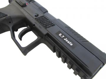 Пистолет страйкбольный CZ P-09 Duty incl. case (17657) грин газ, blowback, кал. 6 мм