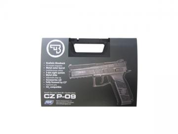 Пистолет страйкбольный CZ P-09 Duty incl. case (17657) грин газ, blowback, кал. 6 мм