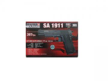 Пистолет пневматический Swiss Arms 1911 (288013) 4,5 мм