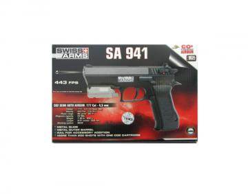 Пистолет пневматический Swiss Arms 941 (288014) 4,5 мм