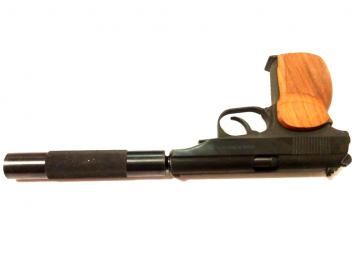 Пистолет пневматический Макарова МР-654К Доработанный дерево (исполнение premium)