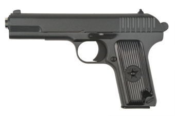 Пистолет Страйкбольный Galaxy G.33A с глушителем (пружинный 6 мм)