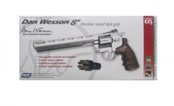 Револьвер пневматический ASG Dan Wesson 8 Silver 4,5 мм 17533