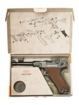 Пистолет пневматический Gletcher P08 с блоубэком 4,5 мм