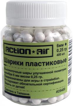 Шарики пластиковые 6 мм Action Air 0,25 гр (400 шт)