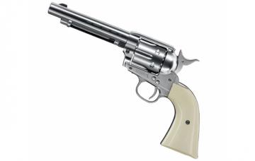 Револьвер пневматический Umarex Colt SAA .45-5,5 nickel finish пулевой 4,5 мм