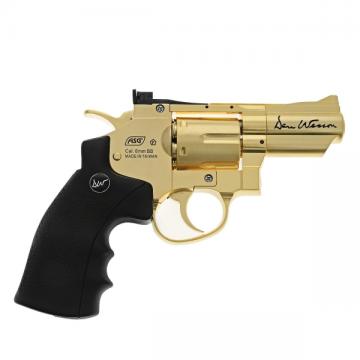 Револьвер страйкбольный ASG Dan Wesson 2.5 Gold CO2 (17373)