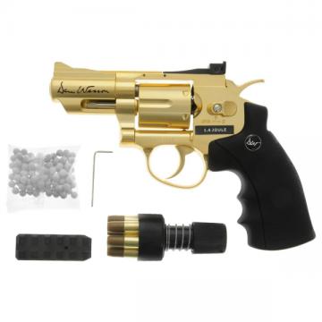 Револьвер страйкбольный ASG Dan Wesson 2.5 Gold CO2 (17373)