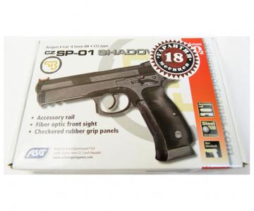 Пистолет пневматический ASG CZ SP-01 shadow 4,5 мм (17526)