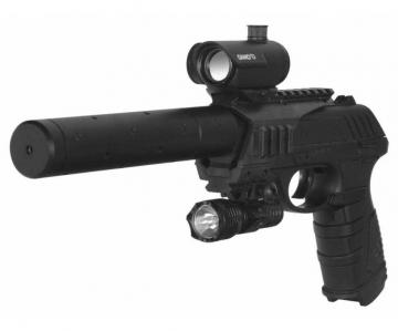 Пистолет пневматический Gamo P-25 Tactical Blowback pellet пулевой 4,5 мм