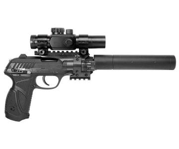 Пистолет пневматический Gamo PT-85 Tactical Blowback pellet пулевой 4,5 мм