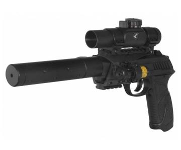 Пистолет пневматический Gamo PT-85 Tactical Blowback pellet пулевой 4,5 мм