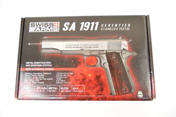 Пистолет пневматический Swiss Arms SA1911 SSP blowback (288509) 4,5 мм