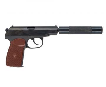 Пистолет пневматический Макарова МР-654К Доработанный (исполнение premium) с бородой