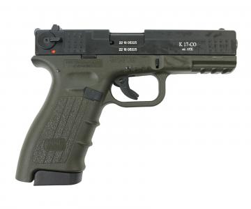 Охолощенный СХП пистолет K17-СО Kurs (Glock 17) 10ТК, зеленый/черный