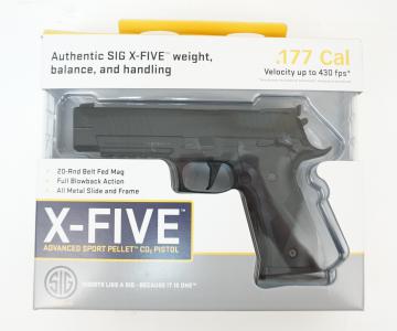 Пистолет пневматический Sig Sauer X-Five 4,5 мм (P226-X5-177-BLK)